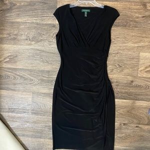 Lauren by Ralph Lauren Size 6 Black Dress